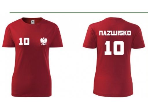 Koszulka tshirt damska polska z nadrukiem m