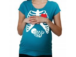 Koszulka nocna damska ciążowa bawełna wzory xl