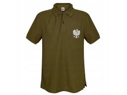 Koszulka militarna polo khaki orzeł l