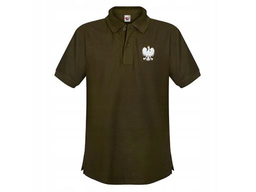 Koszulka militarna polo khaki orzeł ii s