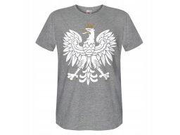 Koszulka patriotyczna z orłem (popiel) ii xxl