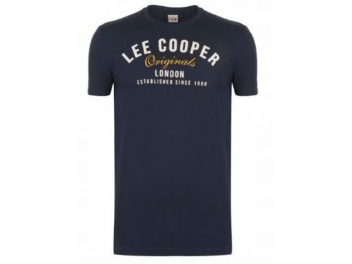 Lee cooper koszulka t-shirt llogo vintage tu: 3xl