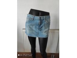 Wrangler r.w29 38 m spódnica nowa mini jeans zamek