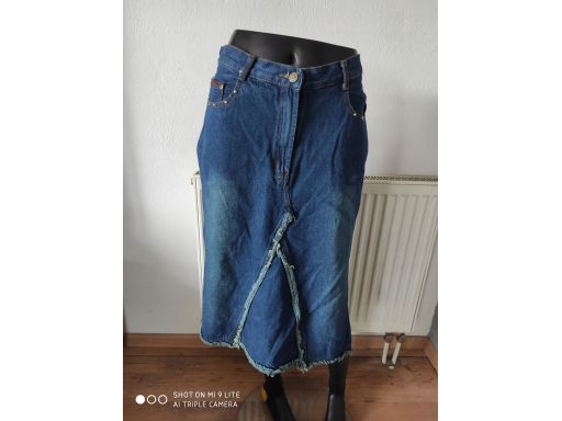 Kinhua r.12/40 l spódnica s.bdb jeans brokat hit!