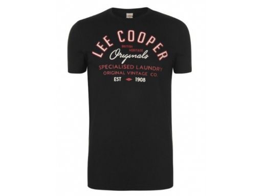 Lee cooper koszulka t-shirt llogo vintage tu: m