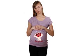 Koszulka mamuśki piżama ciążowa z nadrukiem xxl