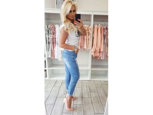 Spodnie sarah denim niebieski m