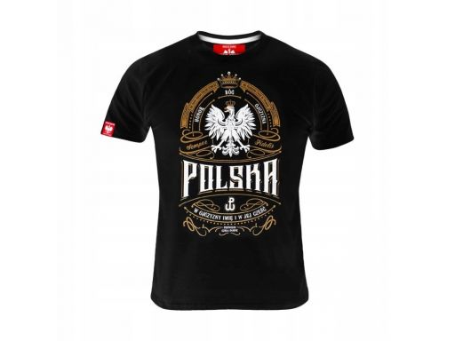 Koszulka patriotyczna męska - bóg honor ojczyzna r