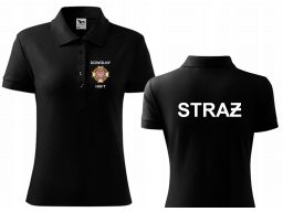 Damskie polo haft osp straż pożarna logo herb 3xl