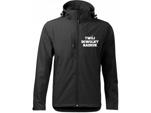 Męska kurtka softshell z twoim nadrukiem 3xl