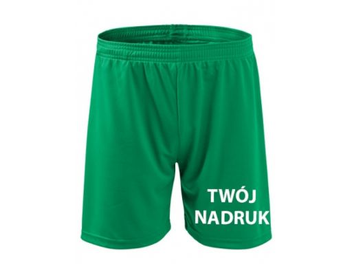 Krótkie spodenki sportowe z nadrukiem drużyna xxl