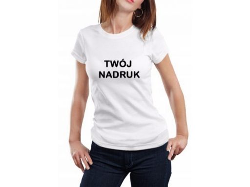 Bluzka damska z twoim nadrukiem kolor t-shirt