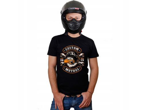 T-shirt koszulka koszulki motocyklowe z wzorami xs