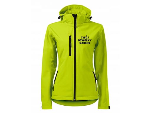 Damski softshell kurtka z nadrukiem lub haftem s