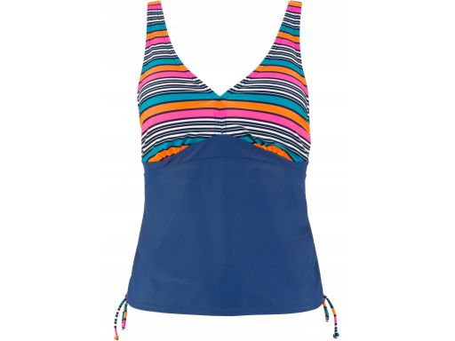 B.p.c tankini tylko top granatowy w pasy *48