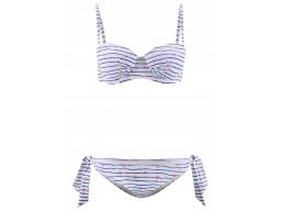 B.p.c bikini z fiszbinami wzór marynarski *38(75e)