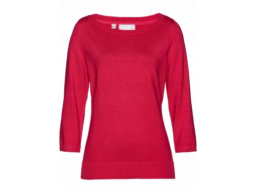 B.p.c damski gładki sweter czerwony r.44/46