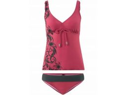 B.p.c tankini z czarnym nadrukiem *52