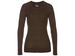 B.p.c brązowy sweter z dodatkiem kaszmiru r.36/38
