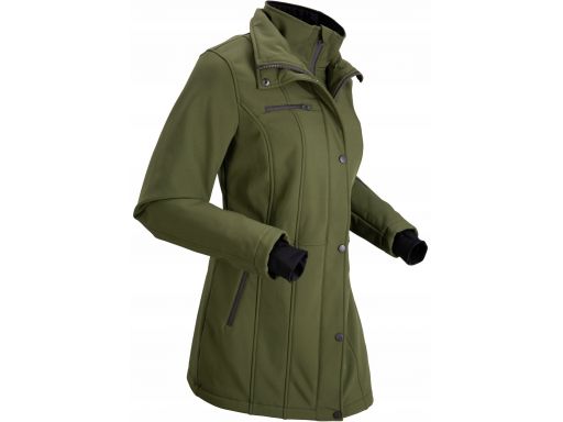 B.p.c dłuższa kurtka softshell khaki r.42