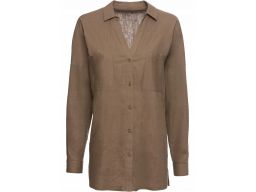 B.p.c koszula lniana khaki r.44