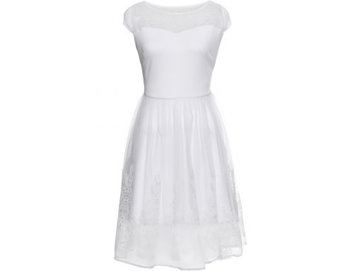 B.p.c sukienka koronowa biała: r. 36/38