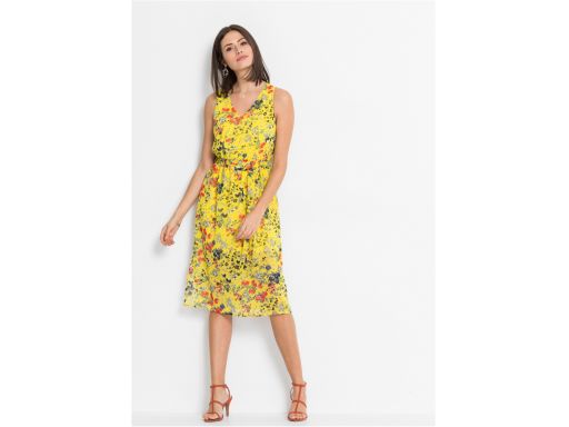 B.p.c sukienka żółta w kwiatki hit: r. 40