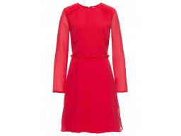 B.p.c czerwona sukienka szyfonowa r.42