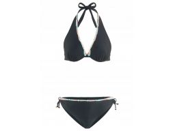 B.p.c bikini czarne z kolorowymi paskami *40 (80c)