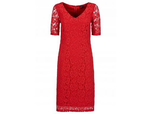 B.p.c sukienka czerwona koronkowa 42