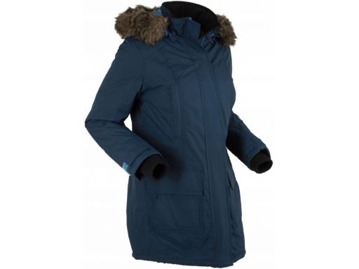 B.p.c ocieplana granatowa parka 42.