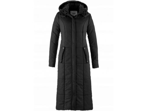 B.p.c długa pikowana kurtka płaszcz czarna *44