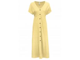 B.p.c sukienka shirtowa żółta midi r.36/38