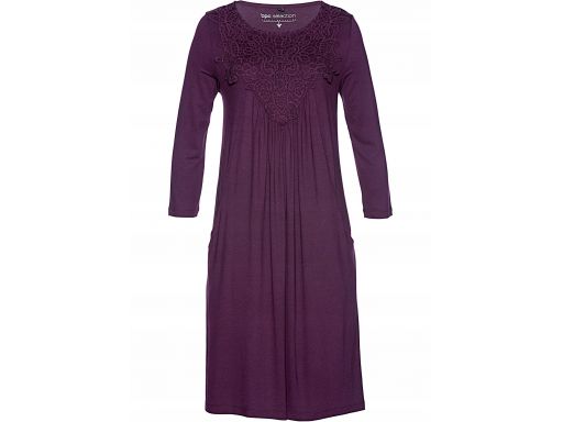 B.p.c sukienka fioletowa z koronką 36/38.