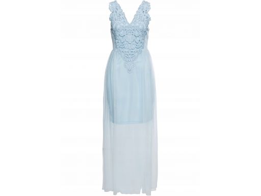 B.p.c błękitna tiulowa sukienka: r. 44/46