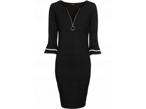 B.p.c sukienka mała czarna z suwakiem: r. 36/38