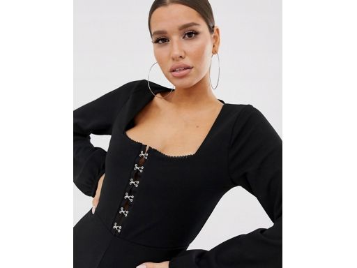 Missguided spodnium kombinezon dekolt haftki 36