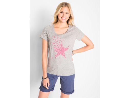 B.p.c szary t-shirt z nadrukiem r.44/46