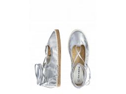 B.p.c metaliczne espadryle wiązane na kostce r.37