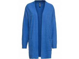 B.p.c sweter kardigan długi niebieski *36/38
