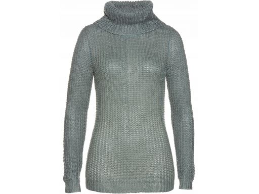 B.p.c sweter z golfem zielony *52/54