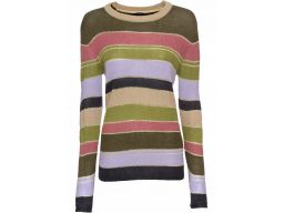 B.p.c sweter w kolorowe szerokie paski 40/42.