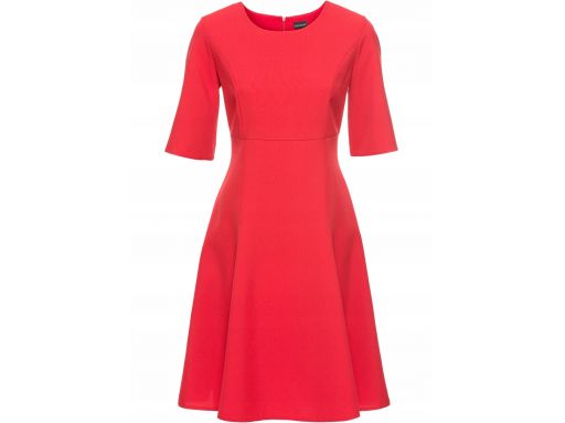 B.p.c sukienka czerwona klasyczna : r. 38