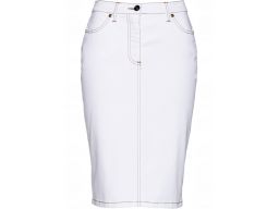 B.p.c spódnica jeansowa biała: r. 46