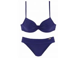 Lascana bikini ,kostium kąpielowy granatowy 46f