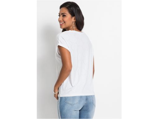 B.p.c ażurowy t-shirt z wiązaniem r.44/46