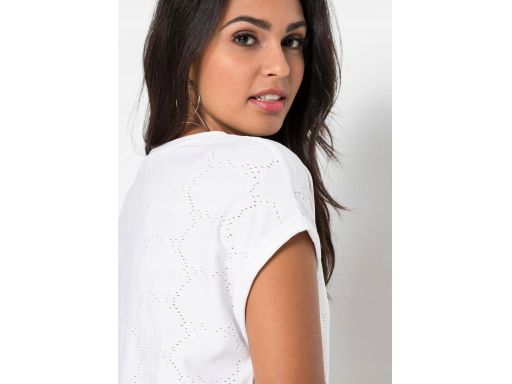 B.p.c ażurowy t-shirt z wiązaniem r.44/46