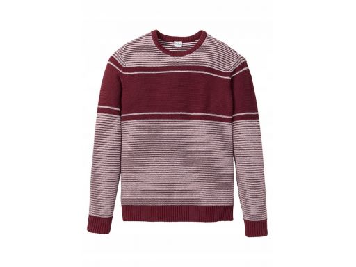 B.p.c sweter męski biało-bordowy r.68/70