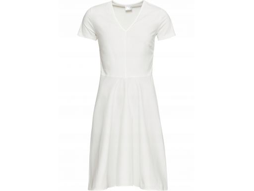 B.p.c biała sukienka z krótkim rękawem 46.