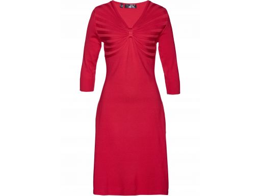 B.p.c sukienka dzianinowa czerwona: r. 36/38